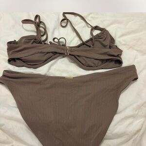 Triangl Swimwear Taupe Bikini Set